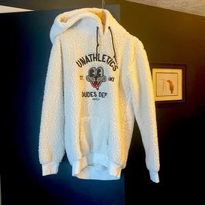 The Dudes brand, super fluffy sweatshirt in cream. Men’s medium